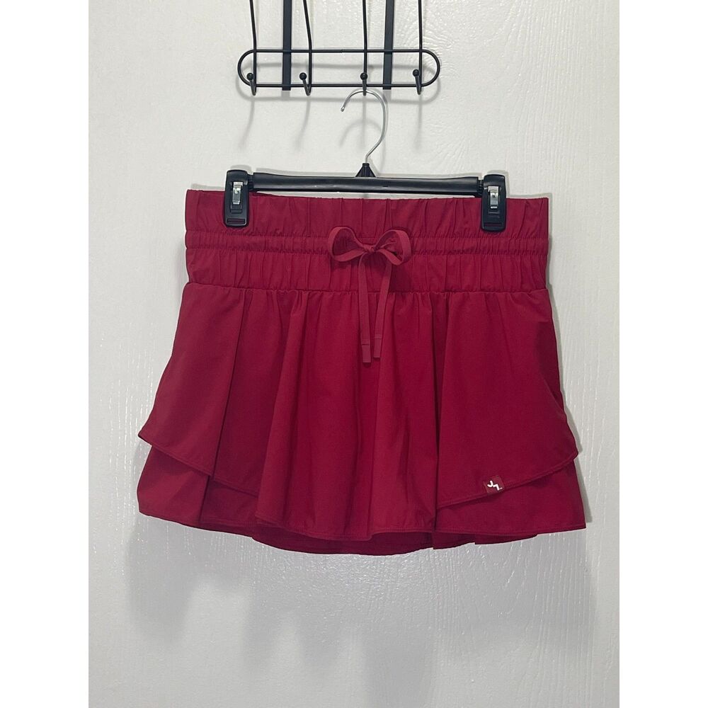JoyLab Women's Ruffle Tiered Skort with Drawstring NWOT